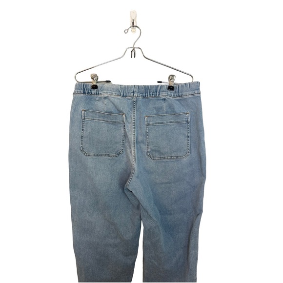Madewell Pull On Relaxed Jeans In Bellview Wash M - Picture 8 of 9